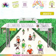 "Corriendo a favor de la asociación Síndrome STXBP1" Natalia, 12 años, Valladolid